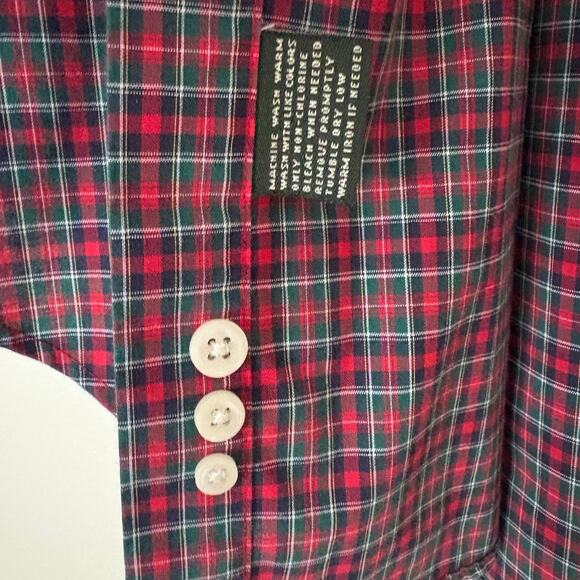 Lauren Ralph Lauren Men Plaid Classic Fit Long Sleeve Button-Down Shirt - Picture 3 of 5